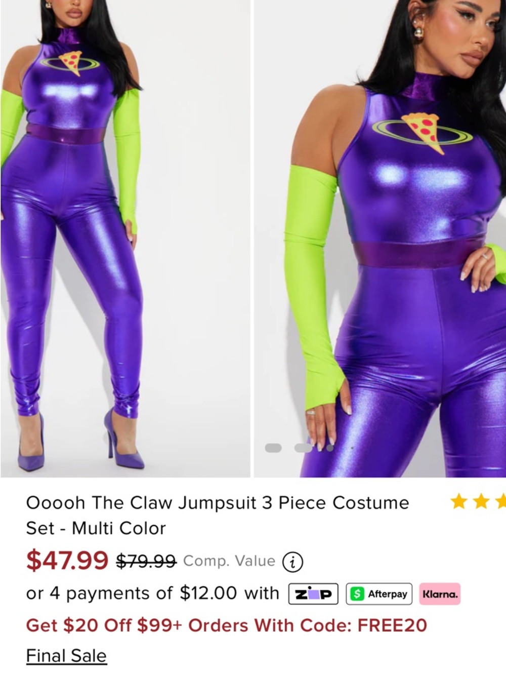 Fashion Nova “The Claw” Costume